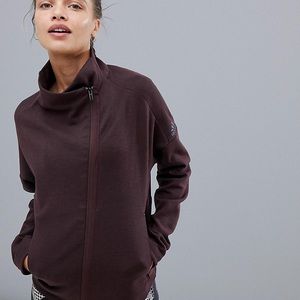 🆕 Adidas Asymmetrical Mock Neck Zip Up